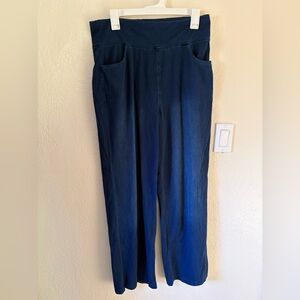 NWOT A New Day Navy Jean Wide Leg Women’s Trousers Size Large